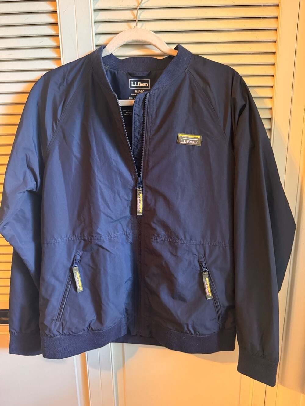 L.L. Bean Navy Bomber Jacket